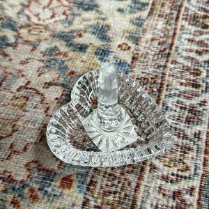 Waterford crystal heart ring holder